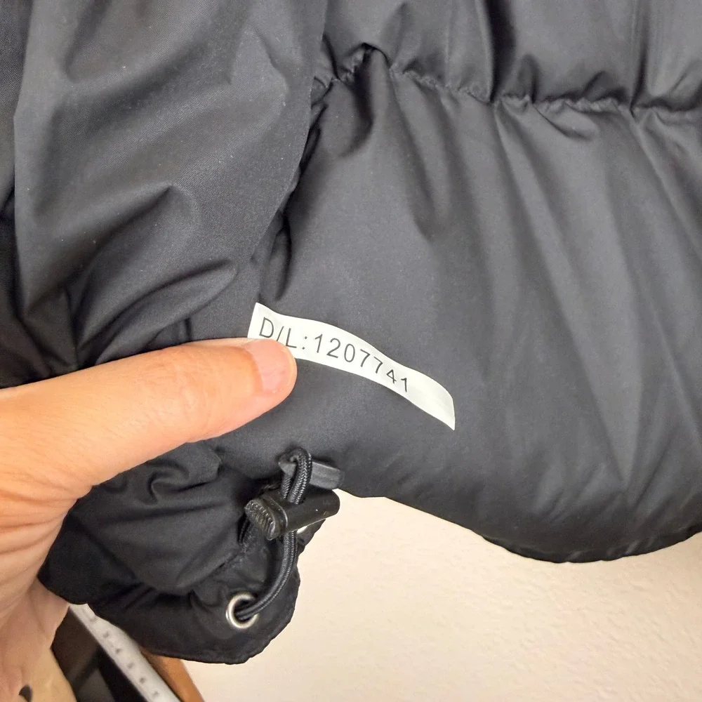 Vtg The North Face Puffer Vest Mens L Black Technical 550 Down Horse‎ Show Logo
